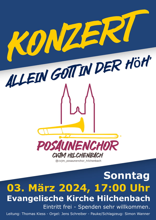 Konzert "Allein Gott in der Höh ..."